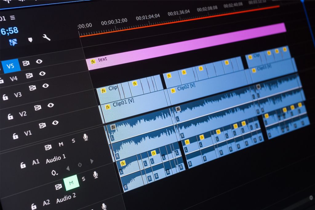 在電腦上剪輯影片