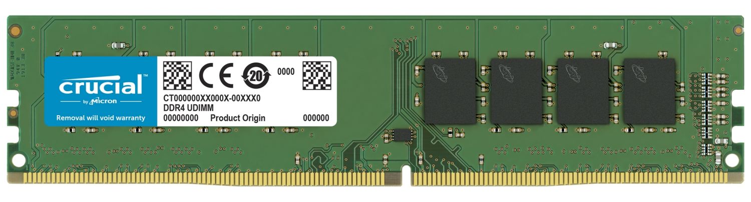 Crucial DDR4 UDIMM RAM 記憶體模組