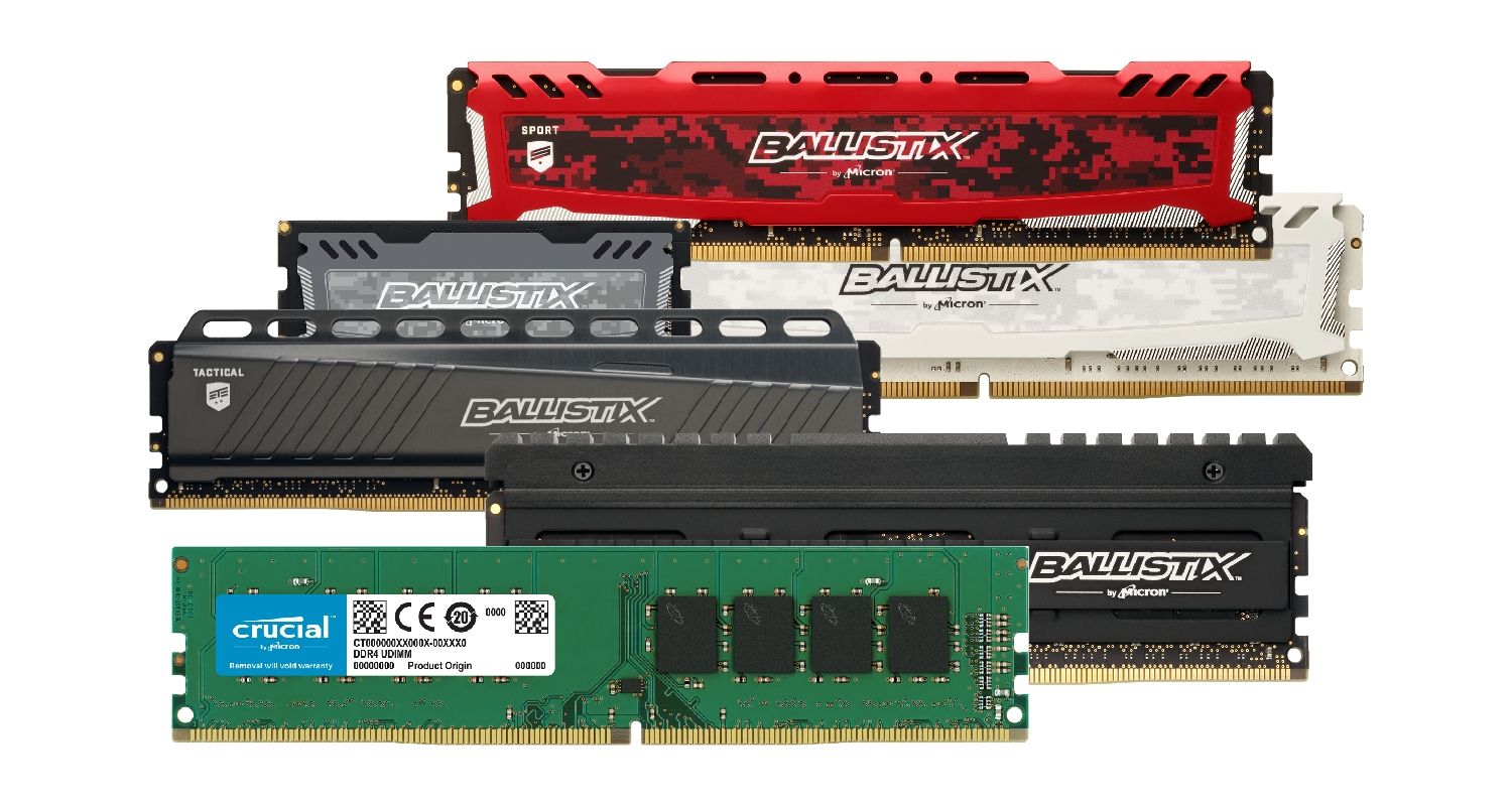 Crucial 電競記憶體(RAM)。
