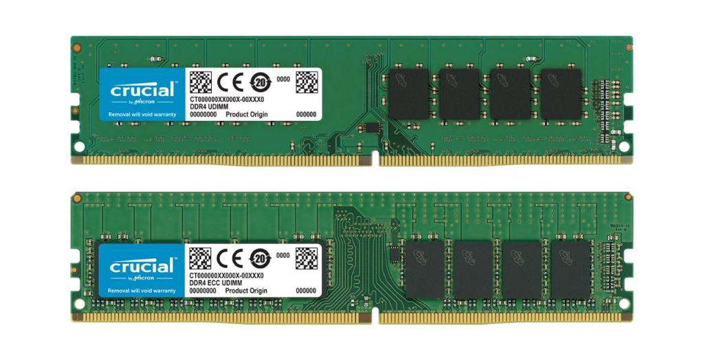 無修正錯誤 Crucial RAM 記憶體模組與修正錯誤 Crucial RAM 記憶體模組