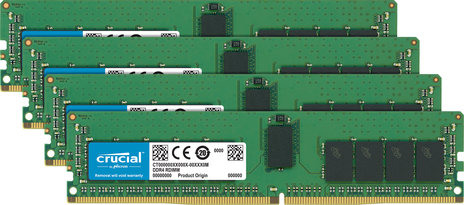 電腦的 Crucial 記憶體(RAM)。
